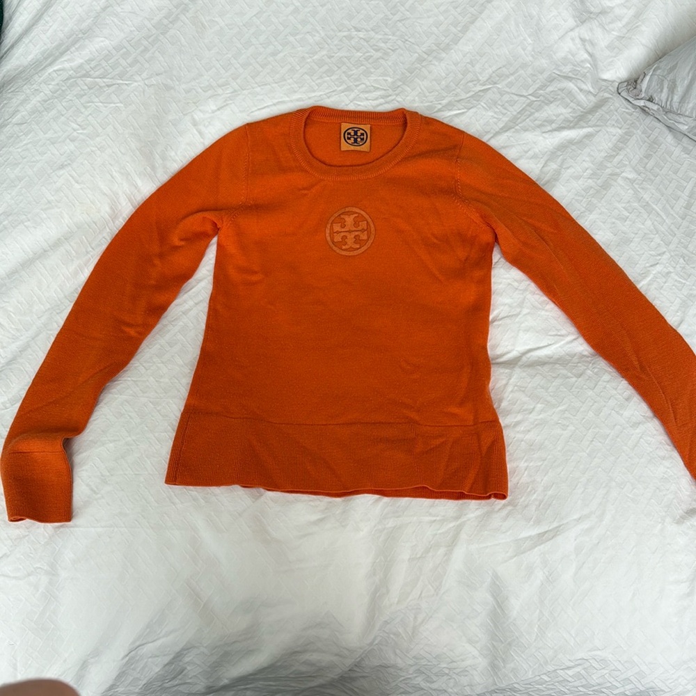 Tory Burch Wool orange sweater